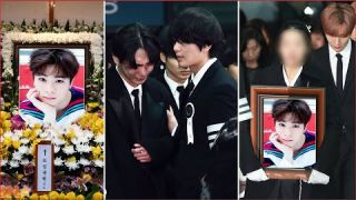 Cha Eunwoo, Jungkook (BTS) & many Stars Burst Crying Farewell | Unseen Moment At Moonbin Funeral